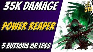 35K DPS | GW2 Power Reaper Build Using 5 Buttons Or Less | Great Build For Raids And Strike Missions