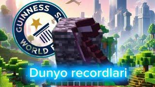 MINECRAFT bo'yicha dunyo recordlari | JETNIK UZ | MINECRAFT uzbek tilida