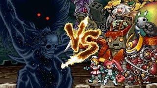 Metal Slug Attack - Avatar of Evil (Scyther) vs. Top Bosses Unit (MSA)