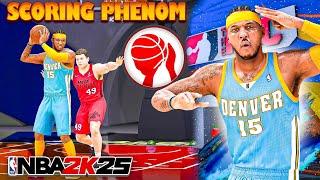 This CARMELO ANTHONY "SHOT CREATOR" BUILD is UNSTOPPABLE in RANDOM REC on NBA 2K25!