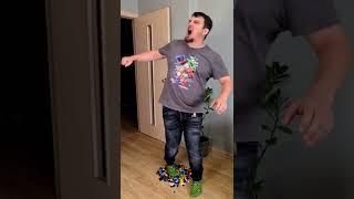 Prank over dad with Lego! #shorts #tiktok #comedy #damus