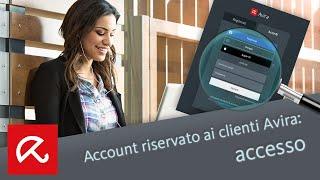 Account riservato ai clienti Avira: accesso