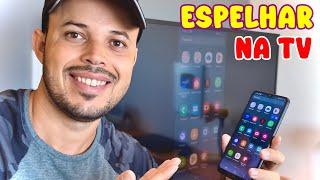 Como espelhar o Celular na Tv em 2023 Todos os Modelos, Sem apps!!