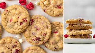 White Chocolate Raspberry Cookies