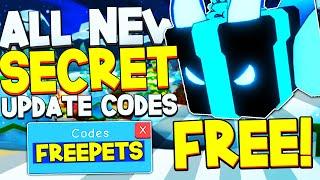 ALL NEW *FREE SECRET PET* UPDATE CODES in BUBBLE GUM SIMULATOR! (Bubble Gum Simulator Codes) ROBLOX
