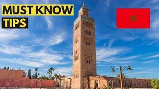 What you MUST know before visiting MOROCCO 