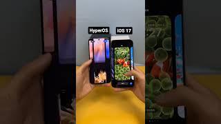 Xiaomi 14Pro Hyper OS Vs Apple iOS 17 | Lock Screen Comparison #shorts #comparison #xiaomi #apple