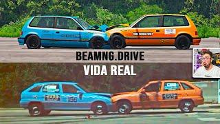 ACCIDENTES BEAMNG DRIVE vs VIDA REAL  | Comparativa CRASH TEST