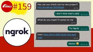 Rails #159 Access localhost anywhere with Ngrok