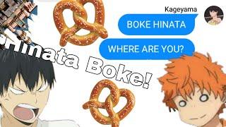 Haikyuu group chat | hinata Boke where are you