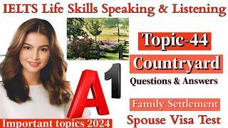 IELTS A1 Life Skills Speaking|| Important Topic|| New Topic 2024|| IELTS UKVI Spouse Visa|| Topic 44
