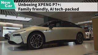 XPENG P7+ is a roomy, stylish electric car with multiple AI-defined capabilities