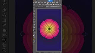 Textured paper style flower in Adobe Illustrator #tutorial #adobeillustrator #illustratortutorial