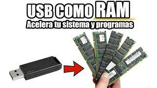 Como utilizar tu memoria USB como Memoria RAM 2021 | Acelerar Windows 10 al Maximo