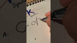 How to sign the letter K?️