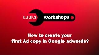 How to Create an Ad Copy in Google Adwords.