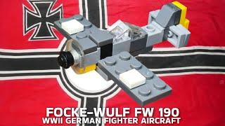 LEGO Mini Focke-Wulf Fw 190 Tutorial MOC