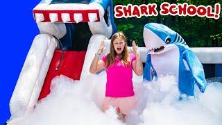 Assistant Starts Her A Baby Shark School at the Super Bubble Shark tank