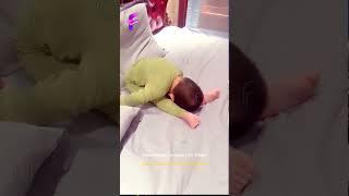 New Sleeping Style   #shorts #ytshorts #funny #shortviral #tiktok #baby