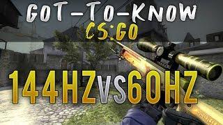 60hz vs 144hz in CS:GO | Got to Know CS:GO #9