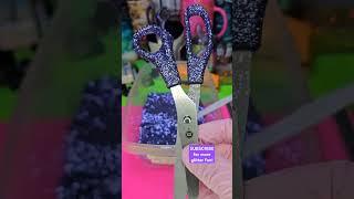 Glitter Scissors #glitter #scissors #officesupplies #tutorial #crafting #handmade #glitterscissors