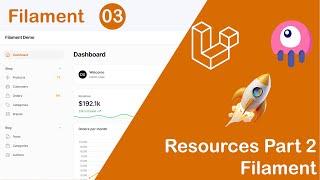 Filament 3 | Filament Resources part 2 | Blog Project |  Filament Livewire | Laravel  #FilamentV3