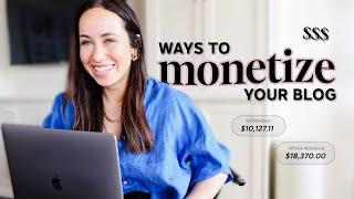 8 Ways to Monetize Your Blog & Diversify Income 