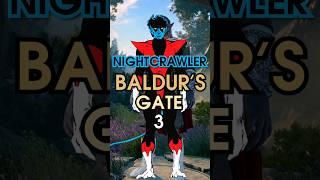 how to build NIGHTCRAWLER for Baldur's Gate 3 in 1min - Monk/Bard build #shorts #bg3builds #marvel