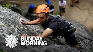 Combating Parkinson's with rock climbing