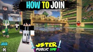 JAVA + PE (free to join) | JOIN MY JSTER  SMP |  IP PORT IN VIDEO | HOW TO JOIN PUBLIC SMP