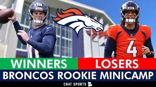 Denver Broncos Rookie Minicamp Winners & Losers Ft. Bo Nix & Audric Estime