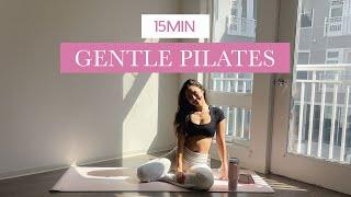 15MIN Gentle Morning Pilates // full body stretch, strength & mobility // madeleineabeid