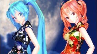 【MMD】Tda式初音ミク＆重音テト「Sea Breeze」