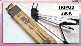 Tripod 330A unboxing||How to use||Review in Hindi||Tripod for YouTube videos under 1000||Sangsstyle