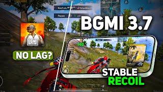 PUBG 3.7 Update Test  | No More Lag + Recoil Control Improved + Smooth Gameplay  | BGMI 3.7 Update