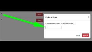 Confirmation dialog before deleting data - Javascript, PHP