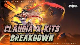 【TOF】Claudia X Kits Breakdown(?), Team Comps & Rotation Showcase! - Tower of Fantasy