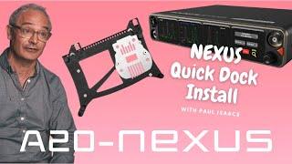 Connect the A-20 Nexus to a Sound Devices Recorder with the Nexus Quickdock