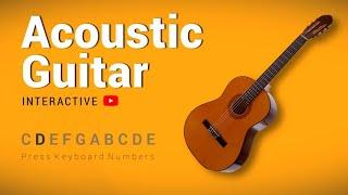 YouTube Acoustic Guitar - Play on YouTube with keyboard numbers