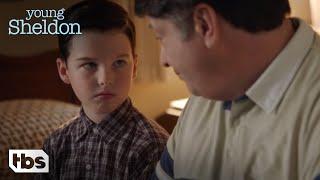 Young Sheldon: George Shares About His Hard Day At Work With Sheldon (Season 2 Episode 1 Clip) | TBS