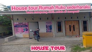 House tour/Room tour rumah Ruko baru rampung 50% udah di tempati aja nih