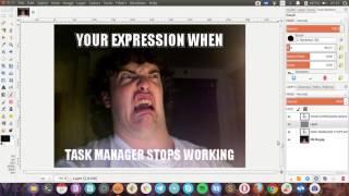 Add Outline Text on GIMP | Create A Meme With GNU Image Manipulation Program