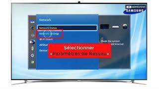 Comment connecter votre TV Samsung à internet via WiFi.