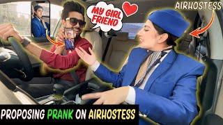 Proposing Prank On Airhostess || BY AJ AHSAN ||