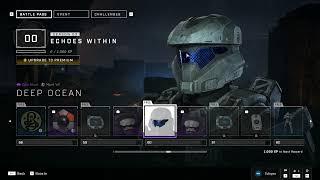 Halo Infinite Season 3 Battlepass Echoes Within All Items free and Paid Levels