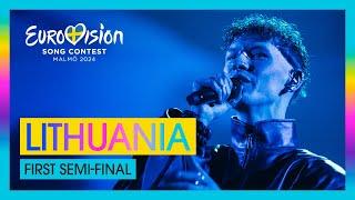Silvester Belt - Luktelk (LIVE) | Lithuania  | First Semi-Final | Eurovision 2024