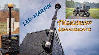 LED Martin SESTO MOTO - teleskopierbare R65 Kennleuchte fürs Quad