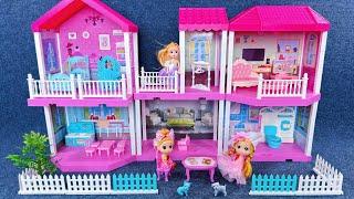 16 Minutes Satisfying with Unboxing Dream Princess House Playset，Cute Doll Toys ASMR | Review Toys