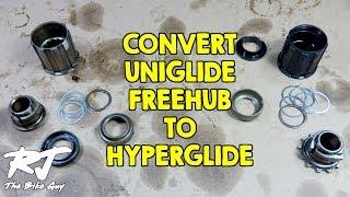 How To Convert Uniglide Freehub To Hyperglide Freehub