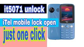 itel mobile it 5071 lock open